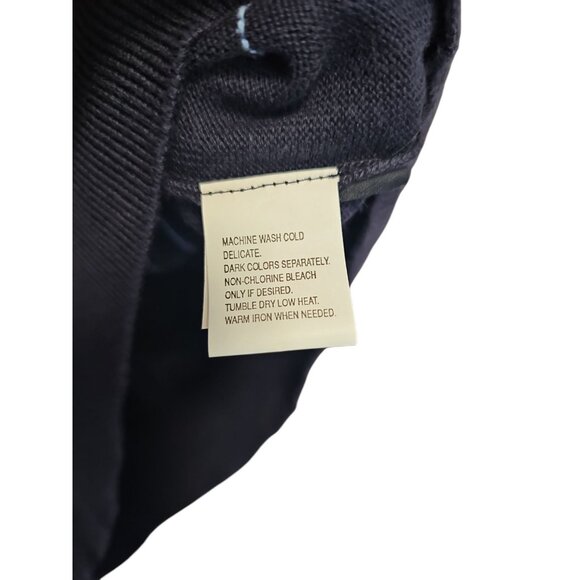 Chaps Golf Sweater Vest Quarter-Zip Sleeveless Knit Pullover Men’s Medium - Picture 9 of 13